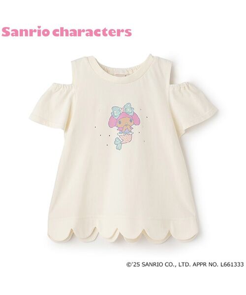petit main / プティマイン Tシャツ | 【ｻﾝﾘｵ】肩あきｸﾞﾗﾌｨｯｸTｼｬﾂ | 詳細11