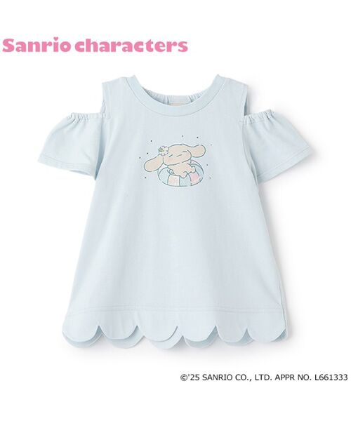 petit main / プティマイン Tシャツ | 【ｻﾝﾘｵ】肩あきｸﾞﾗﾌｨｯｸTｼｬﾂ | 詳細12
