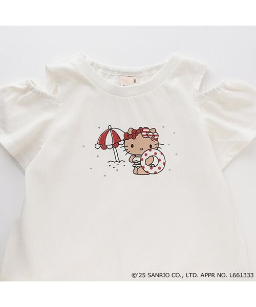 petit main / プティマイン Tシャツ | 【ｻﾝﾘｵ】肩あきｸﾞﾗﾌｨｯｸTｼｬﾂ | 詳細15