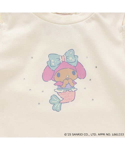 petit main / プティマイン Tシャツ | 【ｻﾝﾘｵ】肩あきｸﾞﾗﾌｨｯｸTｼｬﾂ | 詳細18