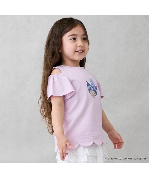 petit main / プティマイン Tシャツ | 【ｻﾝﾘｵ】肩あきｸﾞﾗﾌｨｯｸTｼｬﾂ | 詳細2