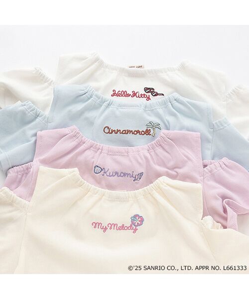 petit main / プティマイン Tシャツ | 【ｻﾝﾘｵ】肩あきｸﾞﾗﾌｨｯｸTｼｬﾂ | 詳細22