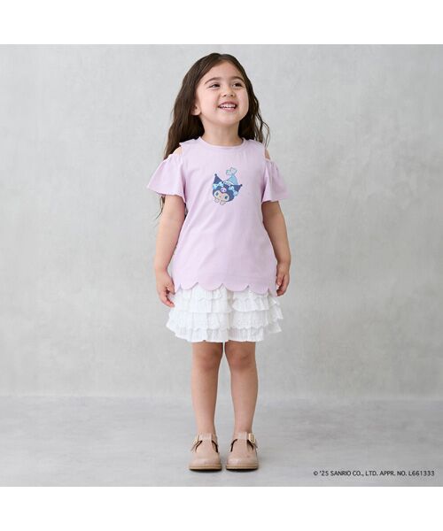 petit main / プティマイン Tシャツ | 【ｻﾝﾘｵ】肩あきｸﾞﾗﾌｨｯｸTｼｬﾂ | 詳細3