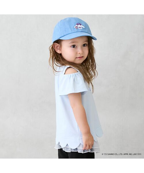 petit main / プティマイン Tシャツ | 【ｻﾝﾘｵ】肩あきｸﾞﾗﾌｨｯｸTｼｬﾂ | 詳細5