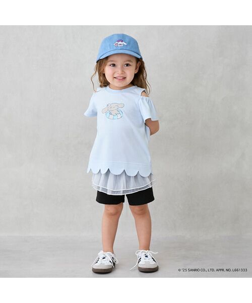 petit main / プティマイン Tシャツ | 【ｻﾝﾘｵ】肩あきｸﾞﾗﾌｨｯｸTｼｬﾂ | 詳細6