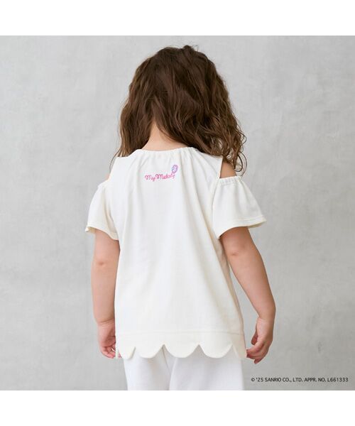 petit main / プティマイン Tシャツ | 【ｻﾝﾘｵ】肩あきｸﾞﾗﾌｨｯｸTｼｬﾂ | 詳細7