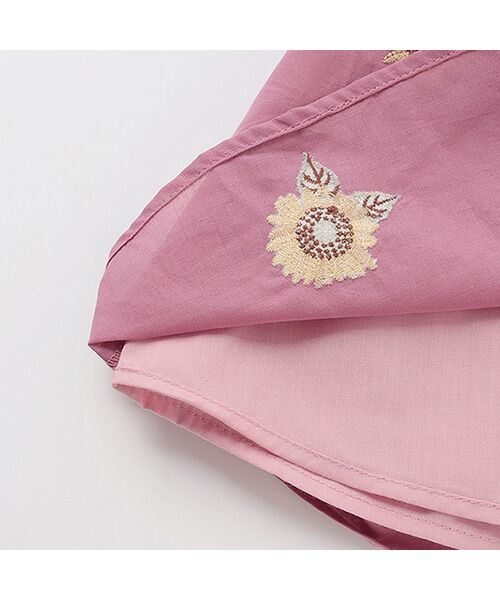 petit main / プティマイン チュニック | ひまわり刺繍ﾁｭﾆｯｸ | 詳細8