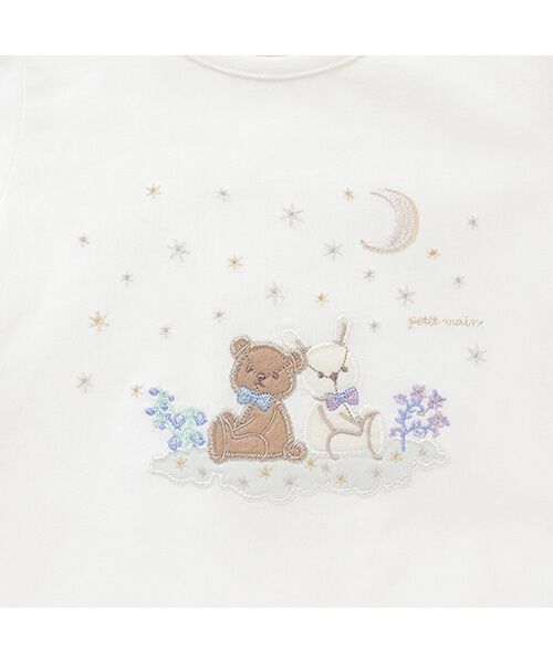 petit main / プティマイン Tシャツ | 星空のpupu&tete半袖Tシャツ | 詳細8
