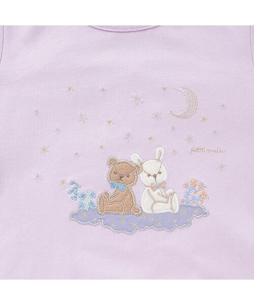 petit main / プティマイン Tシャツ | 星空のpupu&tete半袖Tシャツ | 詳細9