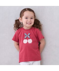 petit main / プティマイン Tシャツ | 【接触冷感】ﾓﾁｰﾌ半袖Tｼｬﾂ