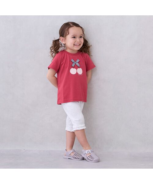 petit main / プティマイン Tシャツ | 【接触冷感】モチーフ半袖Tシャツ | 詳細1