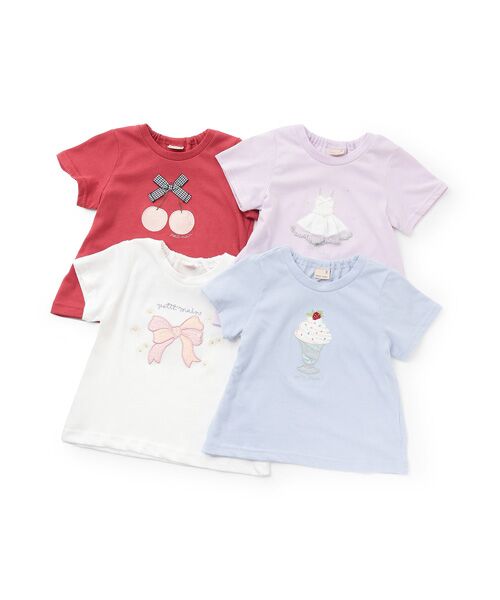 petit main / プティマイン Tシャツ | 【接触冷感】モチーフ半袖Tシャツ | 詳細11