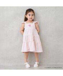 petit main / プティマイン ミニ丈・ひざ丈ワンピース | 【ｻﾝﾘｵ】ｶｯﾄﾃｨｱｰﾄﾞﾜﾝﾋﾟｰｽ