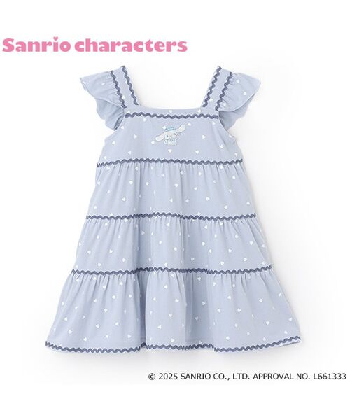 petit main / プティマイン ミニ丈・ひざ丈ワンピース | 【サンリオ】カットティアードワンピース | 詳細10