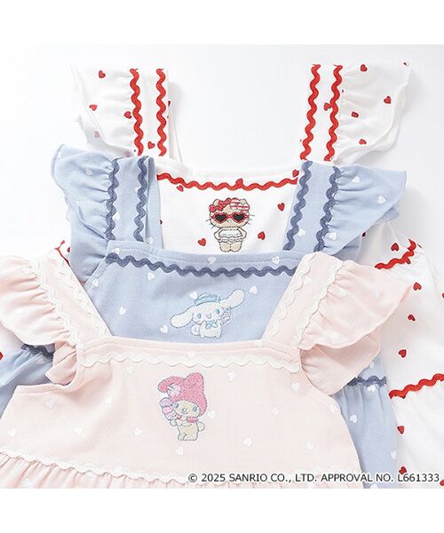 petit main / プティマイン ミニ丈・ひざ丈ワンピース | 【サンリオ】カットティアードワンピース | 詳細14
