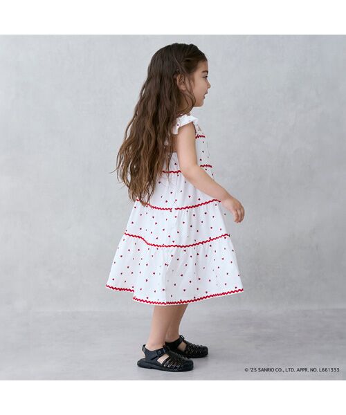 petit main / プティマイン ミニ丈・ひざ丈ワンピース | 【サンリオ】カットティアードワンピース | 詳細2