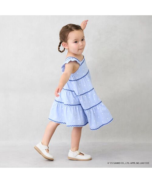petit main / プティマイン ミニ丈・ひざ丈ワンピース | 【サンリオ】カットティアードワンピース | 詳細5