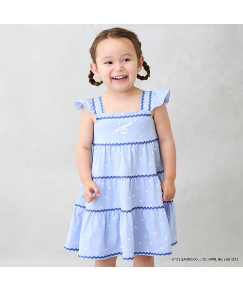 petit main / プティマイン ミニ丈・ひざ丈ワンピース | 【サンリオ】カットティアードワンピース | 詳細6