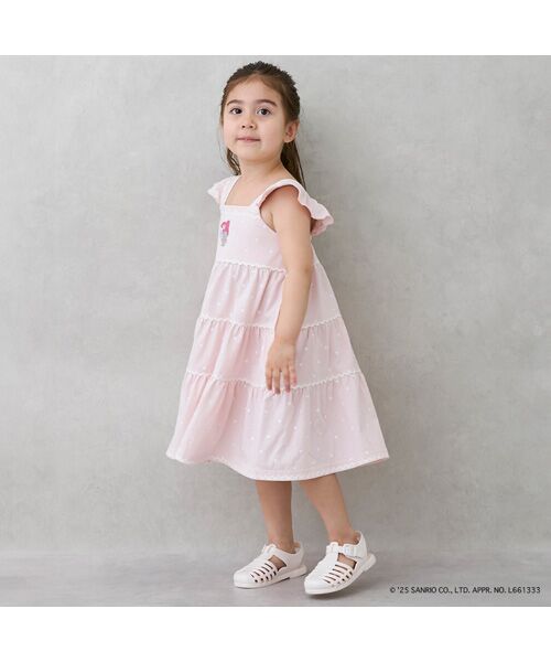 petit main / プティマイン ミニ丈・ひざ丈ワンピース | 【サンリオ】カットティアードワンピース | 詳細8