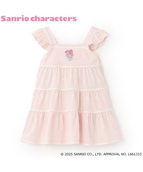 petit main / プティマイン ミニ丈・ひざ丈ワンピース | 【サンリオ】カットティアードワンピース | 詳細9
