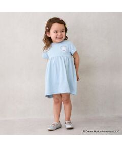 petit main / プティマイン ミニ丈・ひざ丈ワンピース | 【ｷﾞｬﾋﾞｰ】ﾎﾟｹｯﾄｶｯﾄﾜﾝﾋﾟｰｽ