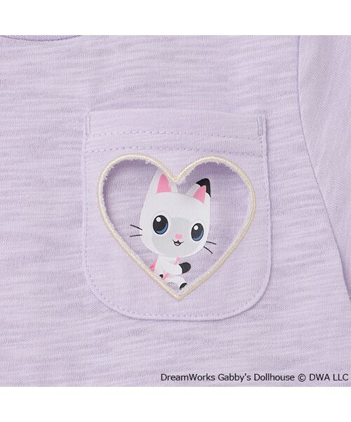 petit main / プティマイン ミニ丈・ひざ丈ワンピース | 【ｷﾞｬﾋﾞｰ】ﾎﾟｹｯﾄｶｯﾄﾜﾝﾋﾟｰｽ | 詳細14