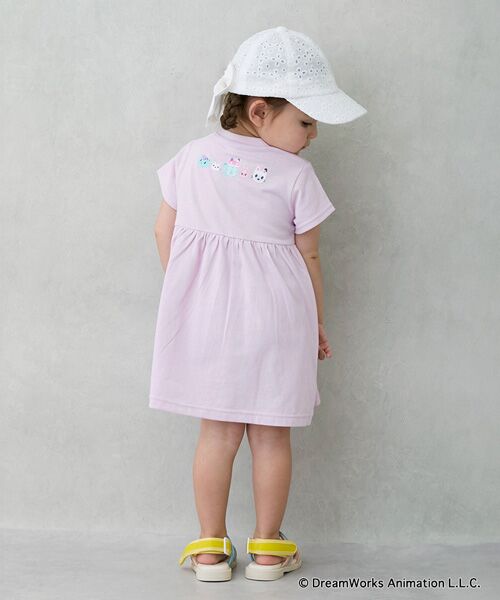 petit main / プティマイン ミニ丈・ひざ丈ワンピース | 【ｷﾞｬﾋﾞｰ】ﾎﾟｹｯﾄｶｯﾄﾜﾝﾋﾟｰｽ | 詳細7