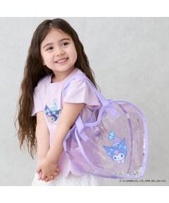 petit main / プティマイン ハンドバッグ | 【ｻﾝﾘｵ】ｷﾗｷﾗﾊｰﾄ型ｸﾘｱﾊﾞｯｸﾞ