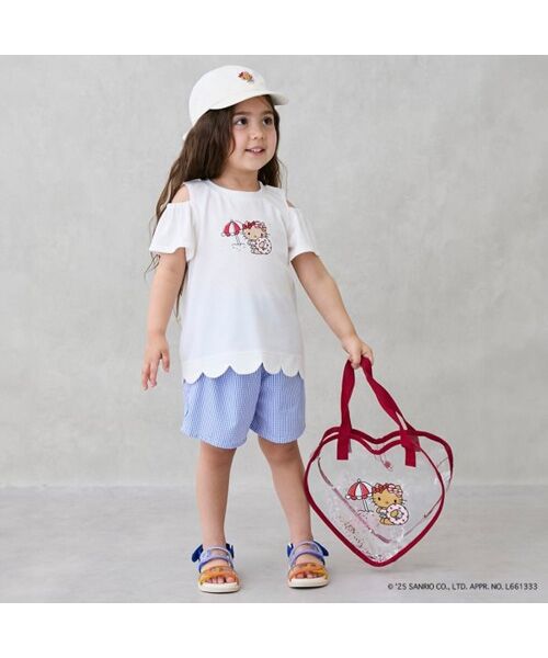 petit main / プティマイン ハンドバッグ | 【ｻﾝﾘｵ】ｷﾗｷﾗﾊｰﾄ型ｸﾘｱﾊﾞｯｸﾞ | 詳細7