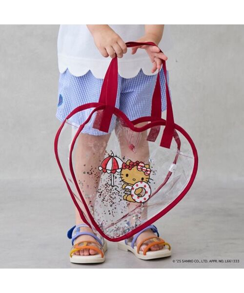 petit main / プティマイン ハンドバッグ | 【ｻﾝﾘｵ】ｷﾗｷﾗﾊｰﾄ型ｸﾘｱﾊﾞｯｸﾞ | 詳細8