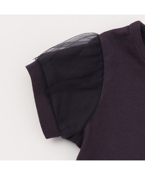 petit main / プティマイン ロンパース | 袖ﾁｭｰﾙﾛﾝﾊﾟｰｽ＋ｽｶﾊﾟﾝｾｯﾄ | 詳細4