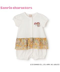 petit main / プティマイン ロンパース | 【ｻﾝﾘｵ】切替ﾌﾘﾙｶﾊﾞｰｵｰﾙ