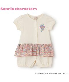 petit main / プティマイン ロンパース | 【ｻﾝﾘｵ】切替ﾌﾘﾙｶﾊﾞｰｵｰﾙ