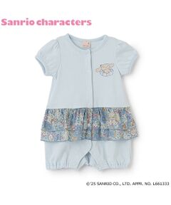 petit main / プティマイン ロンパース | 【ｻﾝﾘｵ】切替ﾌﾘﾙｶﾊﾞｰｵｰﾙ