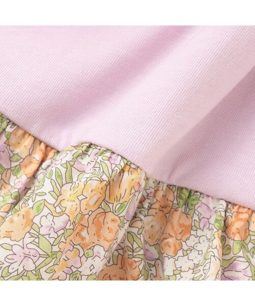 petit main / プティマイン ロンパース | 【ｻﾝﾘｵ】切替ﾌﾘﾙｶﾊﾞｰｵｰﾙ | 詳細10