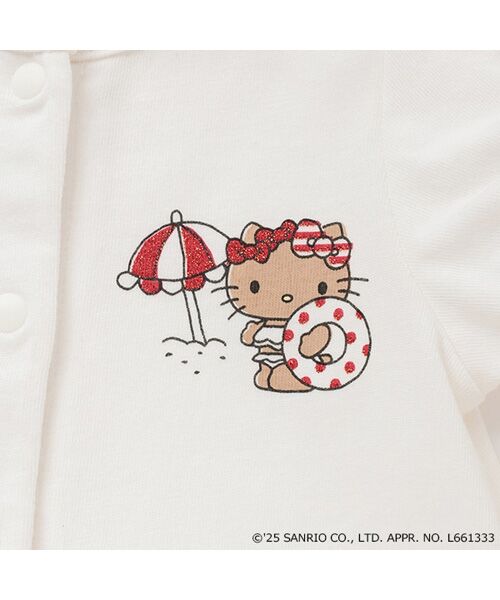 petit main / プティマイン ロンパース | 【ｻﾝﾘｵ】切替ﾌﾘﾙｶﾊﾞｰｵｰﾙ | 詳細3