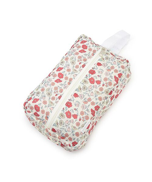 petit main/プティマイン 【ﾄﾗﾍﾞﾙ】縦型ﾏﾙﾁﾎﾟｰﾁ/L ｱｶ F