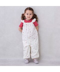 petit main / プティマイン サロペット・オールインワン | 【撥水加工】肩ﾌﾘﾙﾌﾟﾚｲｳｪｱ/L