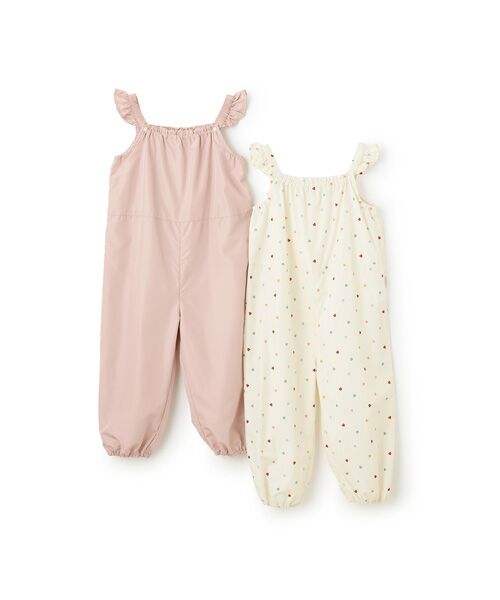 petit main / プティマイン サロペット・オールインワン | 【撥水加工】肩ﾌﾘﾙﾌﾟﾚｲｳｪｱ/L | 詳細13