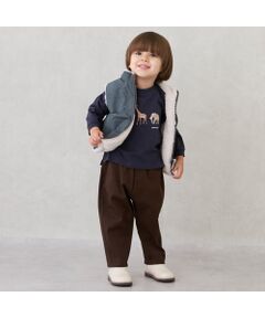 petit main / プティマイン その他パンツ | わんぱくﾃｰﾊﾟｰﾄﾞﾊﾟﾝﾂ