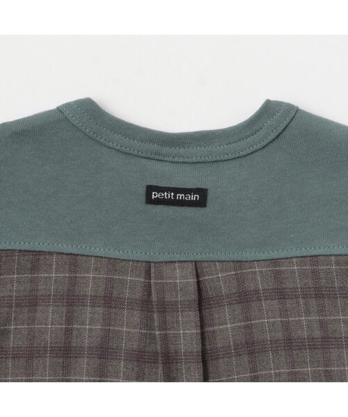 petit main / プティマイン Tシャツ | 働く車刺繍長袖Tｼｬﾂ | 詳細13