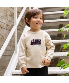 petit main / プティマイン Tシャツ | 働く車ｱｯﾌﾟﾘｹ接結長袖Tｼｬﾂ