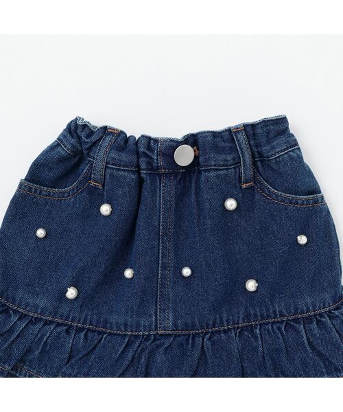 petit main / プティマイン デニムスカート | ﾊﾟｰﾙﾃﾞﾆﾑｽｶﾊﾟﾝ | 詳細2