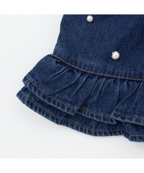petit main / プティマイン デニムスカート | ﾊﾟｰﾙﾃﾞﾆﾑｽｶﾊﾟﾝ | 詳細5