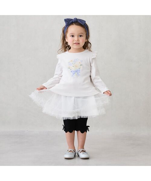 petit main / プティマイン ミニ・ひざ丈スカート | ﾁｭｰﾙｽｶｰﾄ | 詳細1