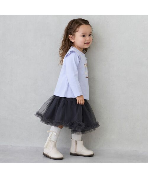 petit main / プティマイン ミニ・ひざ丈スカート | ﾁｭｰﾙｽｶｰﾄ | 詳細3