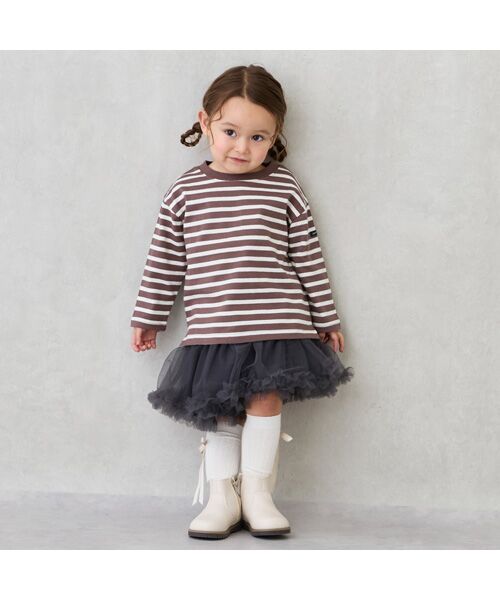 petit main / プティマイン ミニ・ひざ丈スカート | ﾁｭｰﾙｽｶｰﾄ | 詳細4