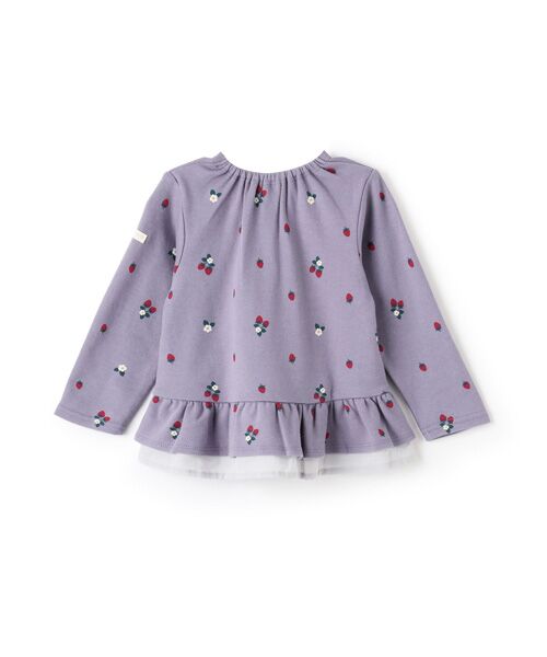 petit main / プティマイン Tシャツ | 【オーガニック】ペプラム長袖Tシャツ | 詳細10