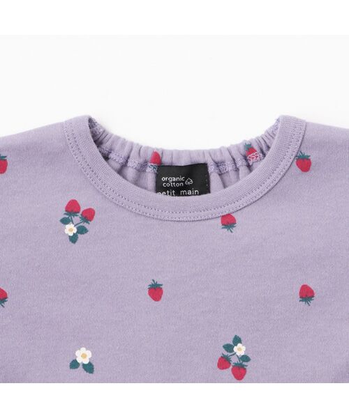 petit main / プティマイン Tシャツ | 【オーガニック】ペプラム長袖Tシャツ | 詳細11