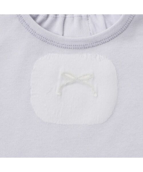 petit main / プティマイン Tシャツ | 【オーガニック】ペプラム長袖Tシャツ | 詳細13